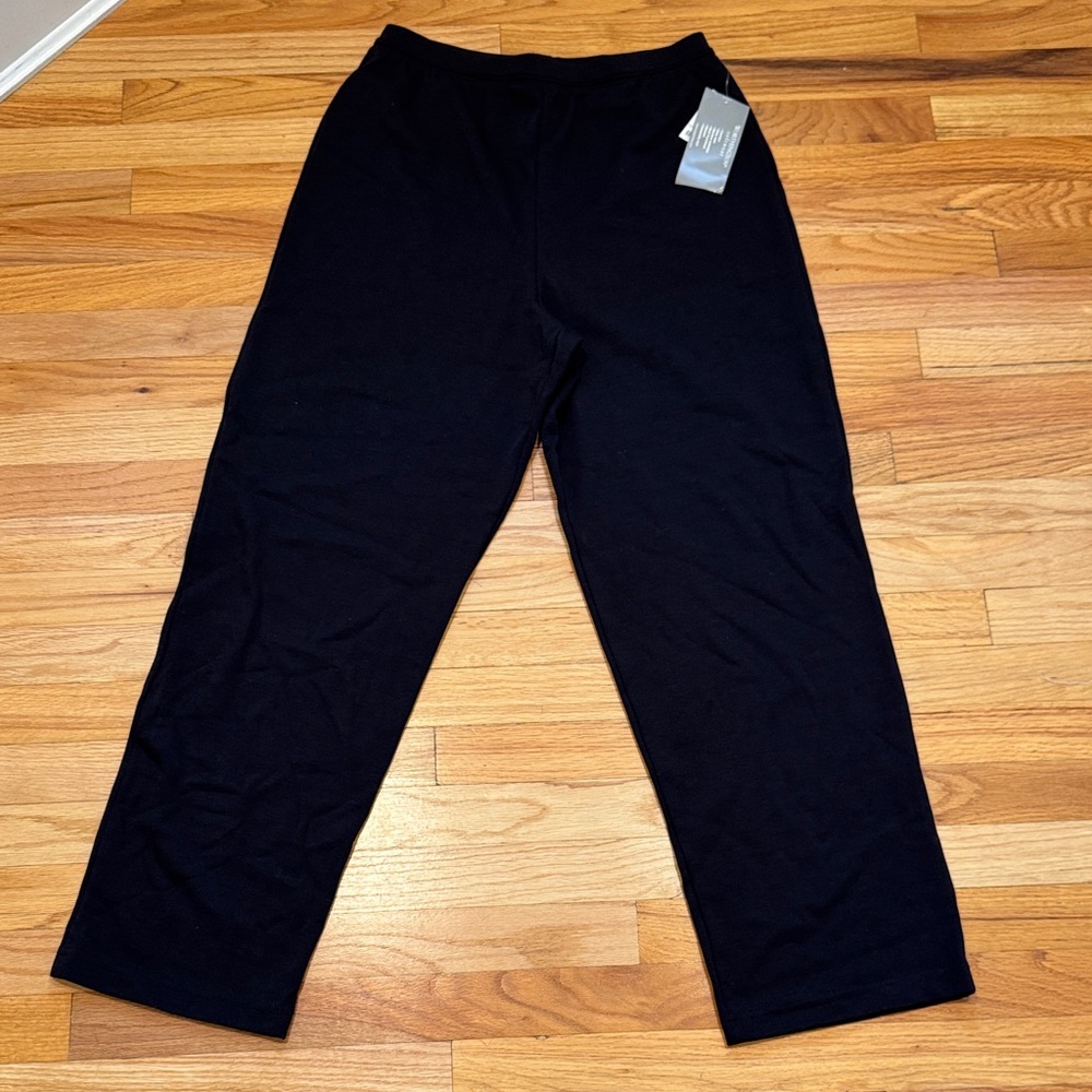 NWT Worthington Softwear Black Casual Pants Sz large